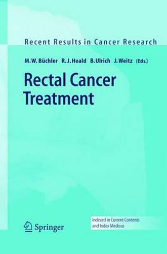 Cover image for Rectal Cancer Treatment