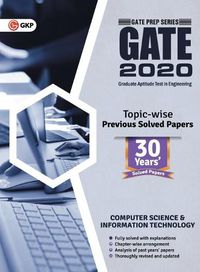 Cover image for Gate 2020 Computer Science & Information Technology 33 Years Topic - Wise Previous Solved Papers