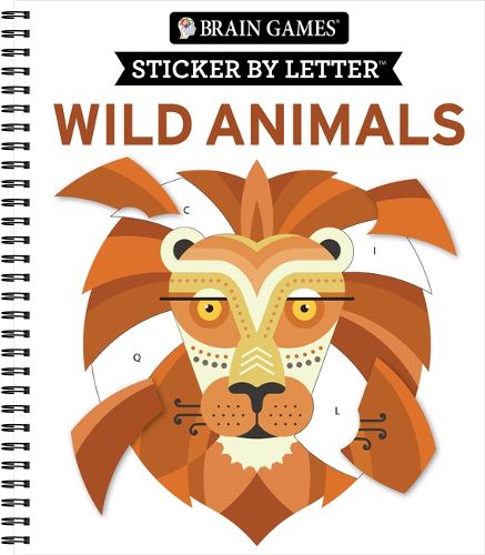 Brain Games - Sticker by Letter: Wild Animals