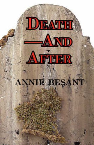 Cover image for Death-And After