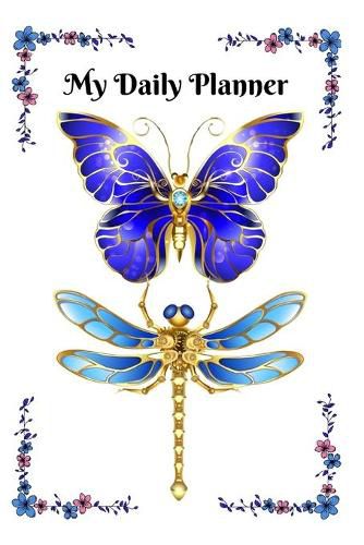 Cover image for Blue and Gold Butterfly and Dragonfly Planner