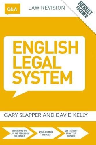 Cover image for Q&A English Legal System