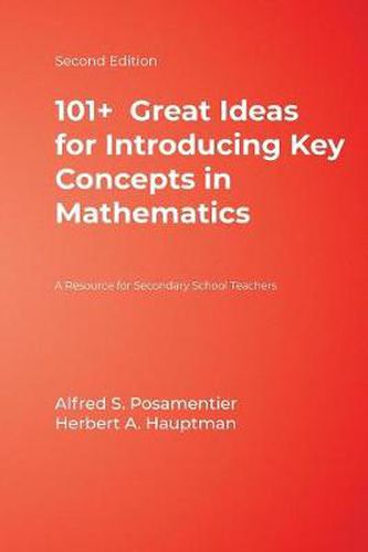 Cover image for 101+  Great Ideas for Introducing Key Concepts in Mathematics: A Resource for Secondary School Teachers