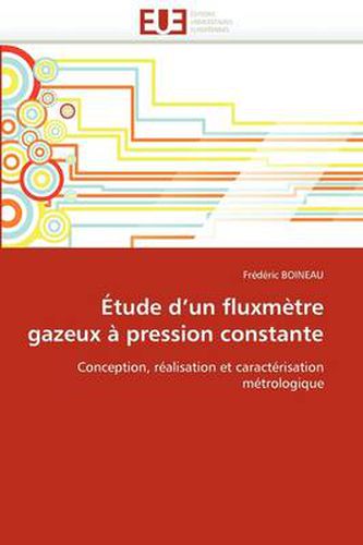 Cover image for Tude D'Un Fluxm Tre Gazeux Pression Constante