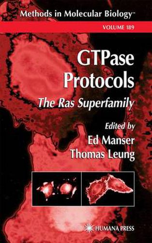 Cover image for GTPase Protocols: The Ras Superfamily