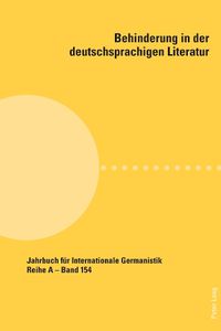 Cover image for Behinderung in der deutschsprachigen Literatur