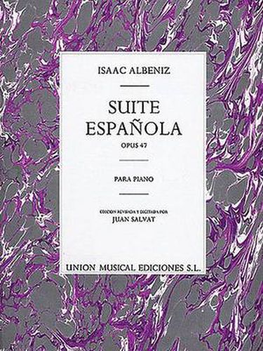 Cover image for Isaac Albeniz: Suite Espanola Op.47