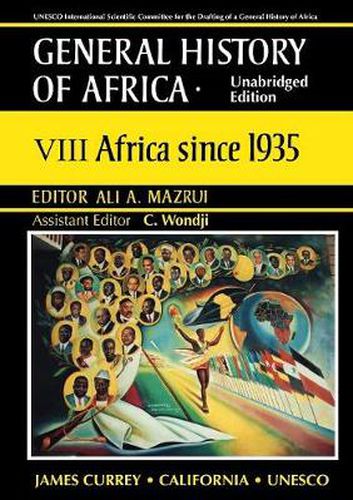 Cover image for General History of Africa volume 8 [pbk unabridged]: Africa since 1935