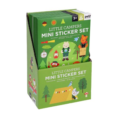 Cover image for Mini Sticker Set: Little Campers CDU of 20