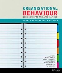Cover image for Organisational Behaviour: Core Concepts and Applications