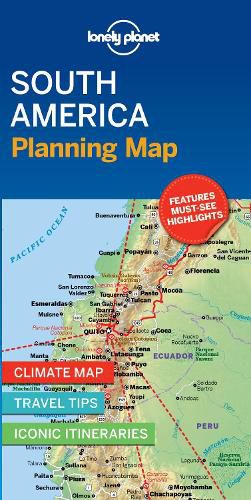 Lonely Planet South America Planning Map