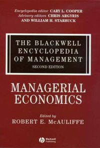 Cover image for The Blackwell Encyclopedia of Management -        Managerial Economics V 8 2E