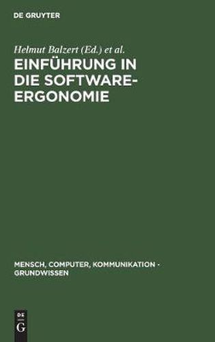 Einfuhrung in die Software-Ergonomie