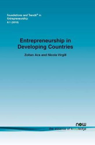 Cover image for Entrepreneurship in Developing Countries