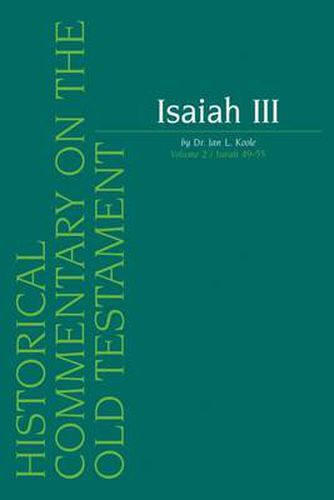 Cover image for Isaiah III.  Volume 2 / Isaiah 49-55
