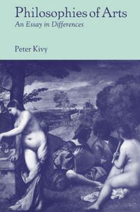 Cover image for Philosophies of Arts: An Essay in Differences