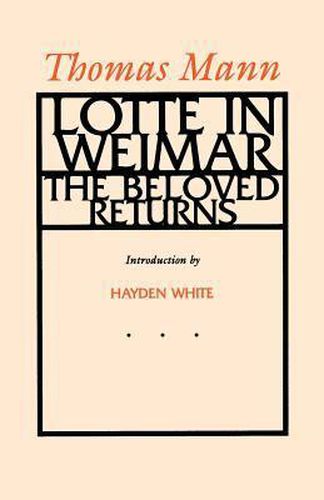 Cover image for Lotte in Weimar