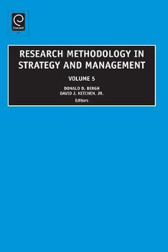 Cover image for Research Methodology in Strategy and Management