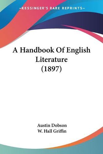 Cover image for A Handbook of English Literature (1897)