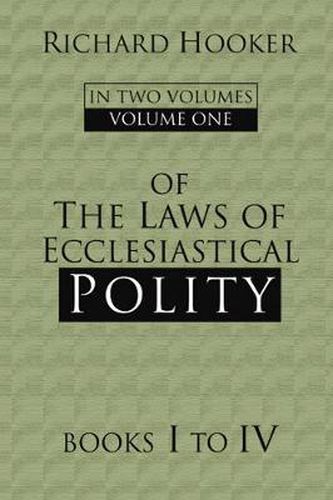 Of the Laws of Ecclesiastical Polity