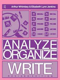 Cover image for Analyze, Organize, Write