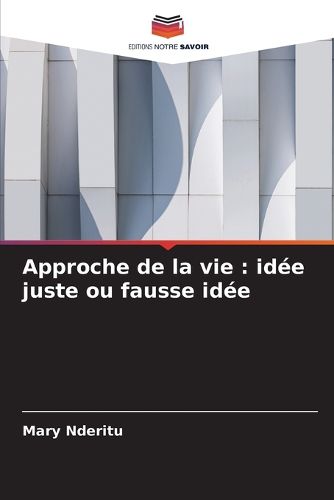 Cover image for Approche de la vie