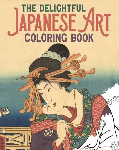 Cover image for The Delightful Japanese Art Coloring Book