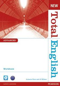 Cover image for New Total English Advanced Workbook without Key and Audio CD Pack