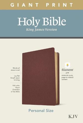 Cover image for KJV Personal Size Giant Print Bible, Filament Edition, Brown