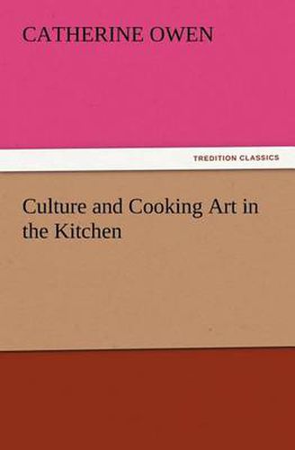 Cover image for Culture and Cooking Art in the Kitchen