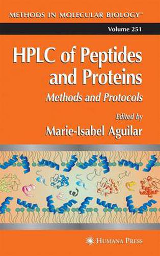 Cover image for HPLC of Peptides and Proteins: Methods and Protocols