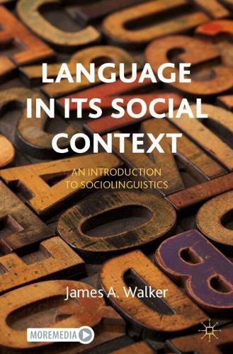 Cover image for Language in its Social Context