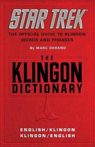 Cover image for Klingon Dictionary: English/Klingon, Klingon/English