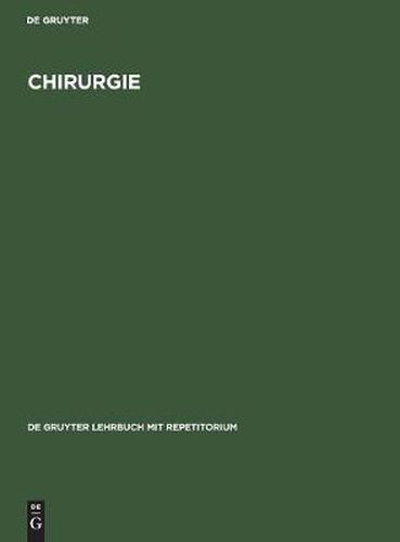 Cover image for Chirurgie