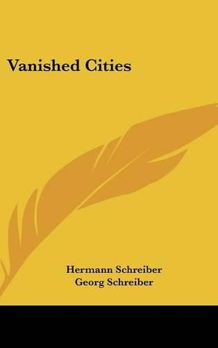 Cover image for Vanished Cities