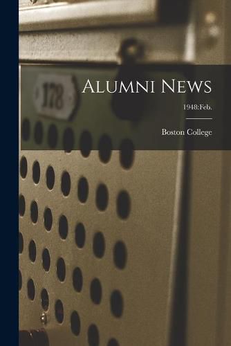 Cover image for Alumni News; 1948: Feb.