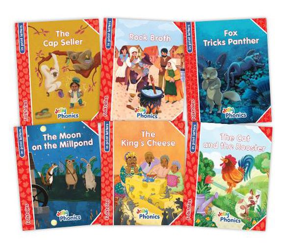 Cover image for Jolly Phonics Folktales Red Readers (Level 1) Complete Set (1-6)