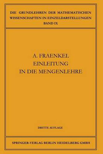 Cover image for Einleitung in Die Mengenlehre