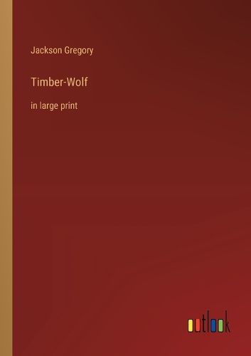 Cover image for Timber-Wolf