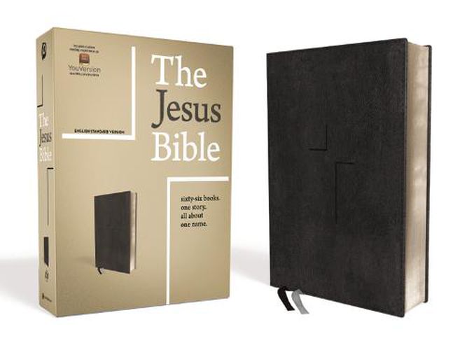 Cover image for The Jesus Bible, ESV Edition, Leathersoft, Black