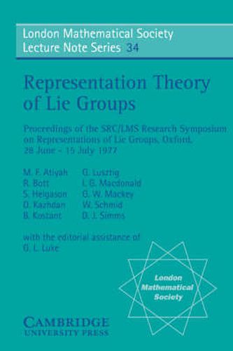 Cover image for Representation Theory of Lie Groups