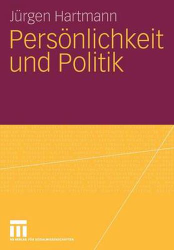 Cover image for Persoenlichkeit und Politik