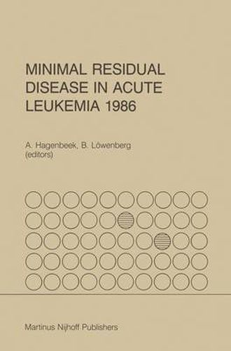 Cover image for Minimal Residual Disease in Acute Leukemia 1986