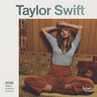 Cover image for Taylor Swift Official 2025 7 X 14 Inch Monthly Mini Wall Calendar Browntrout Music Pop Singer Songwriter Celebrity