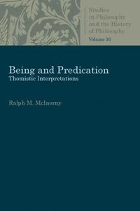 Cover image for Being and Predication: Essays in Phenomenology