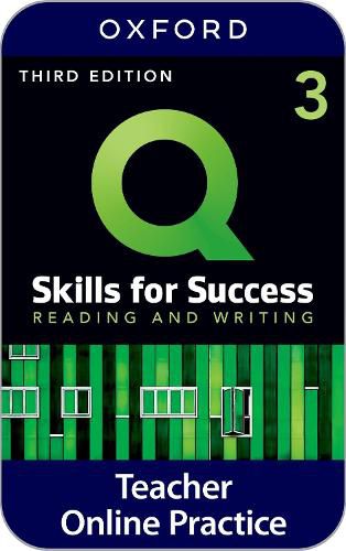 Cover image for Q Skills for Success Level 3 Reading and Writing Teacher's Book: with iQ Online Practice