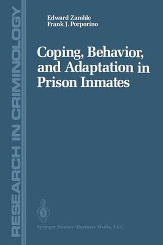 Cover image for Coping, Behavior, and Adaptation in Prison Inmates