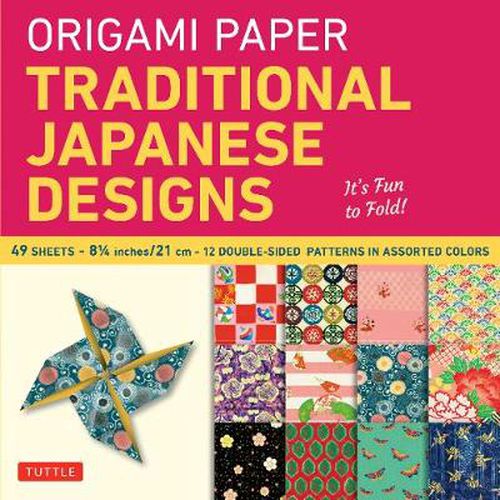 Origami Paper: Traditional Japanese Designs Large