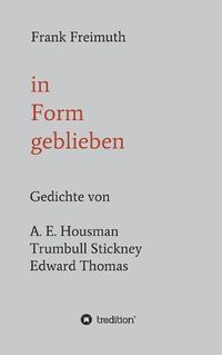 Cover image for in Form geblieben