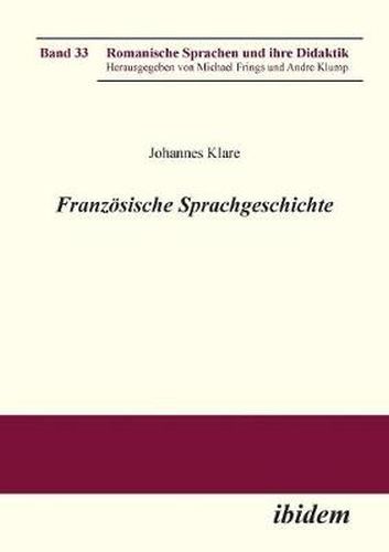 Franz sische Sprachgeschichte.
